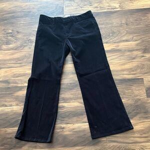 Banana Republic Black Corduroy Trousers Boot Cut Pants